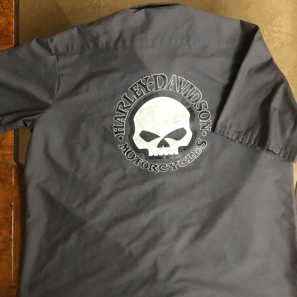 Harley-Davidson Men's Gray Shirt - Picture 2 of 2